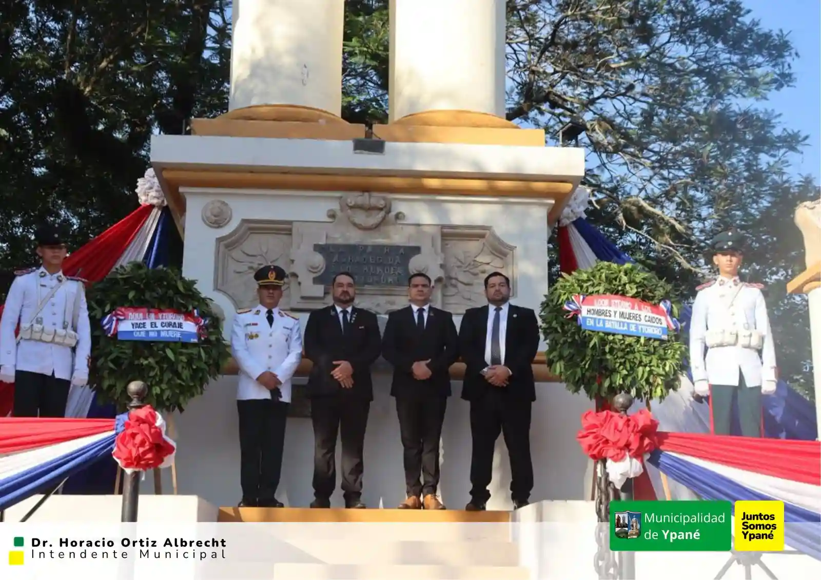 ENTREGA DE LAURELES EN HOMENAJE A LOS 157 AÑOS DE LA BATALLA DE YTORORÓ